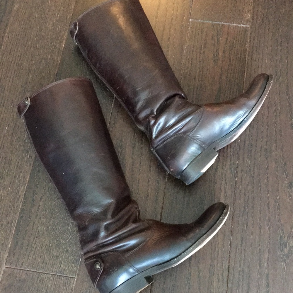 Frye Melissa Button Zip Riding Boots